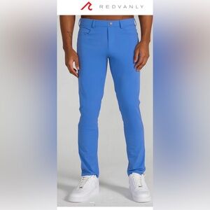 Men's Slim Fit Blue Pants
